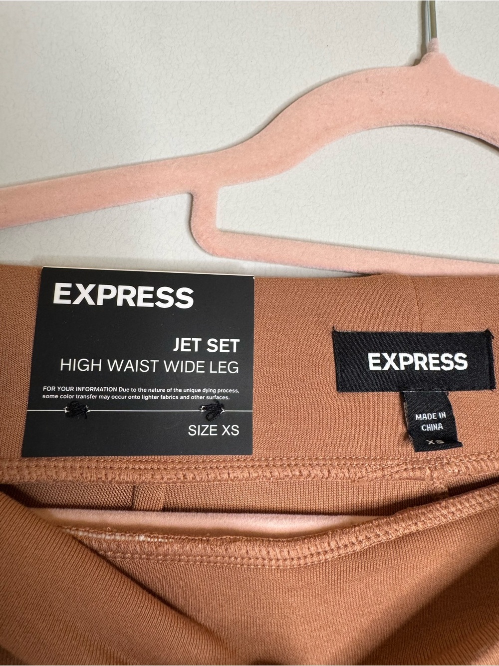 Express Women's Rust-Brown Sleeveless Tank Top & Pants (Matching Set) - Picture 5 of 6